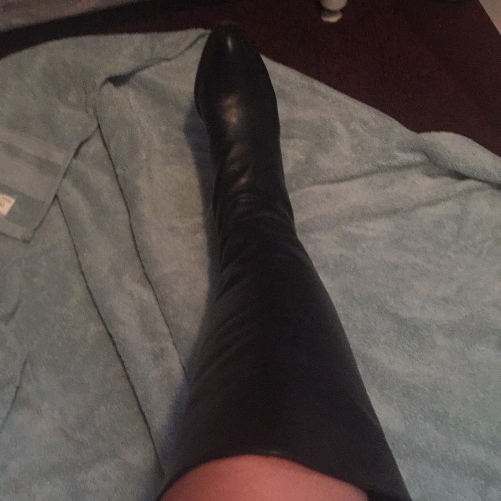 Alexander Wang Black Knee High Boots